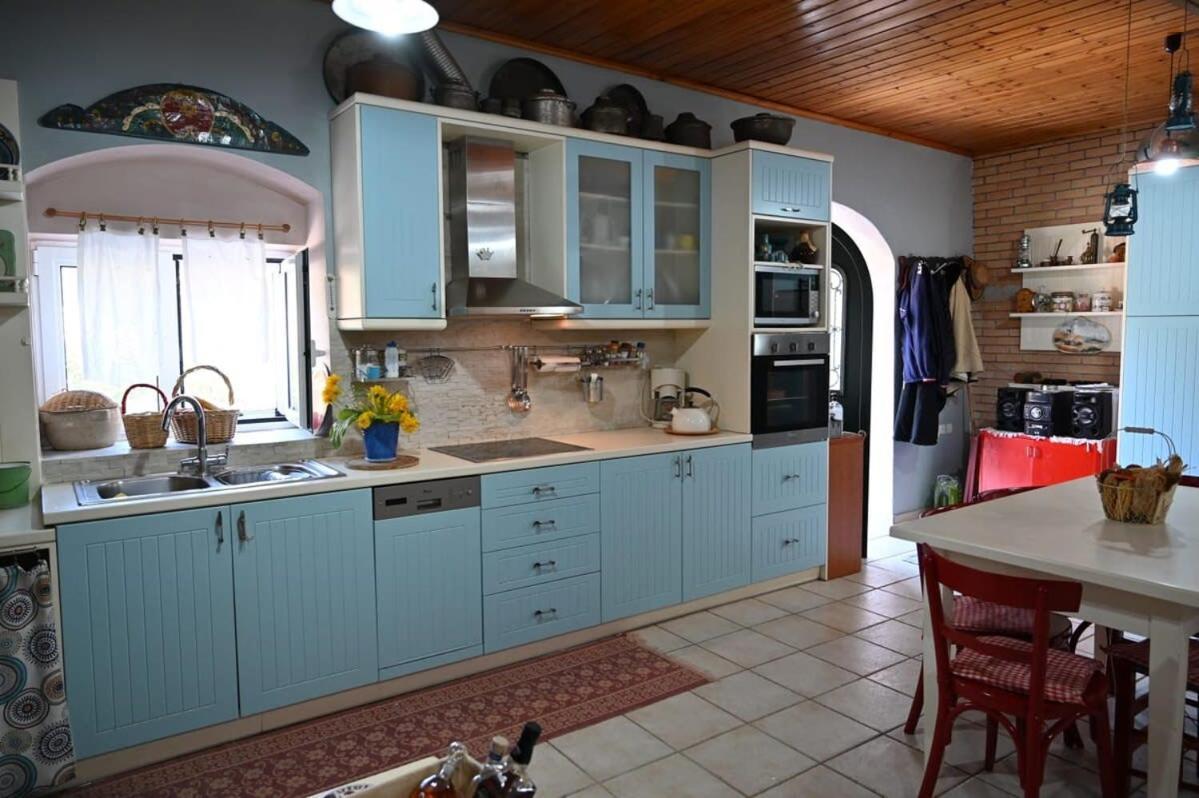 Kalavrita Winter Retreat - Homely Spacious Chalet Ano Vlasia Luaran gambar